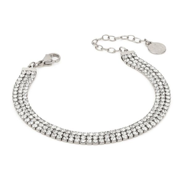 Bracciale donna Boccadamo Mya in acciaio SV/BR44