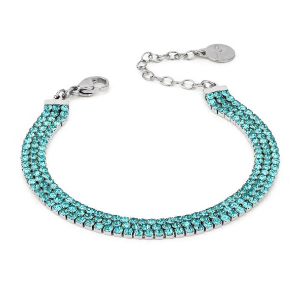 Bracciale donna Boccadamo Mya in acciaio SV/BR45