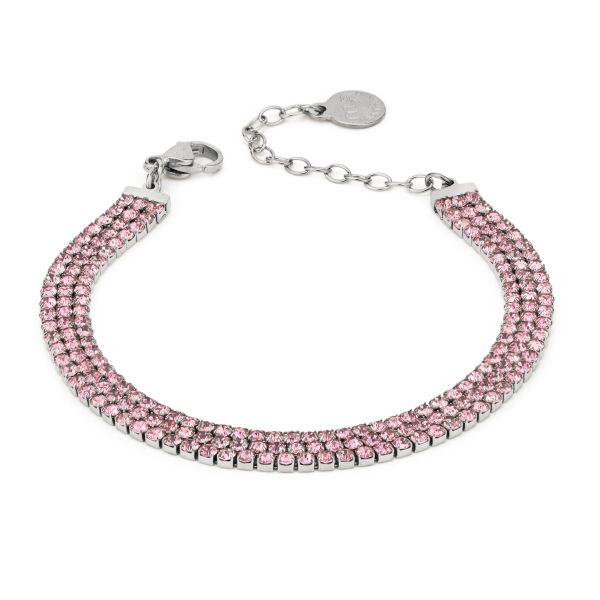 Bracciale donna Boccadamo Mya in acciaio SV/BR46