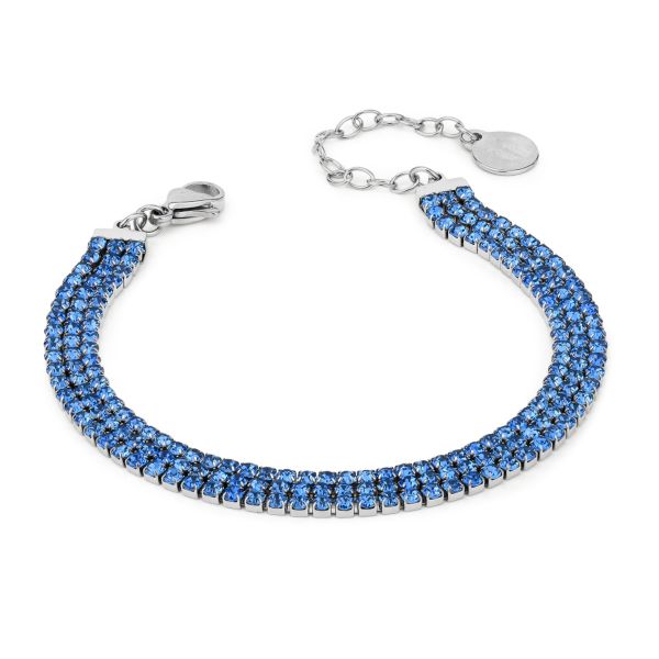 Bracciale donna Boccadamo Mya in acciaio SV/BR47