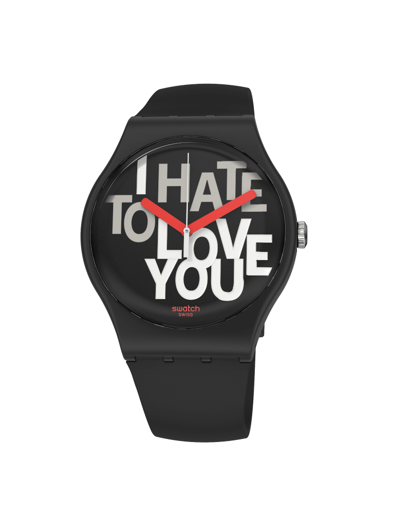 Orologio Swatch HATE 2 LOVE SUOB185