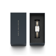 Orologio donna Daniel Wellington QUADRO LUMINE BEZEL 5-LINK TWO-TONE MOP DW00100671