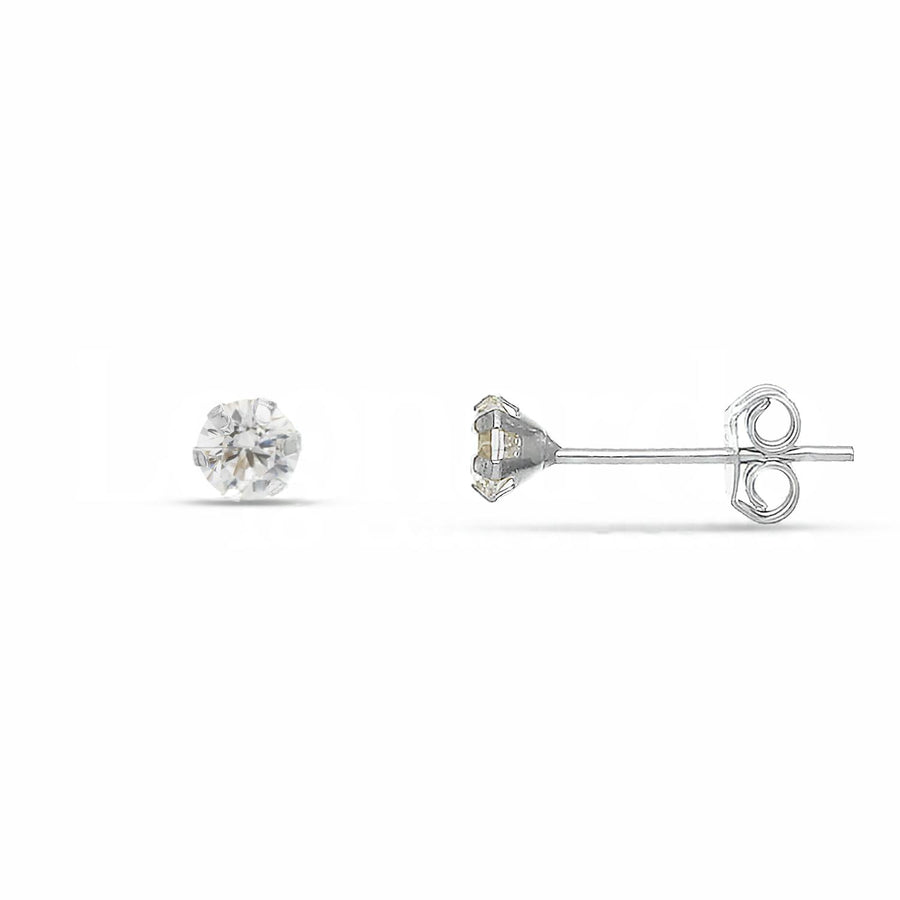Orecchini donna in oro bianco 18 Kt Punto Luce 11118-060-055
