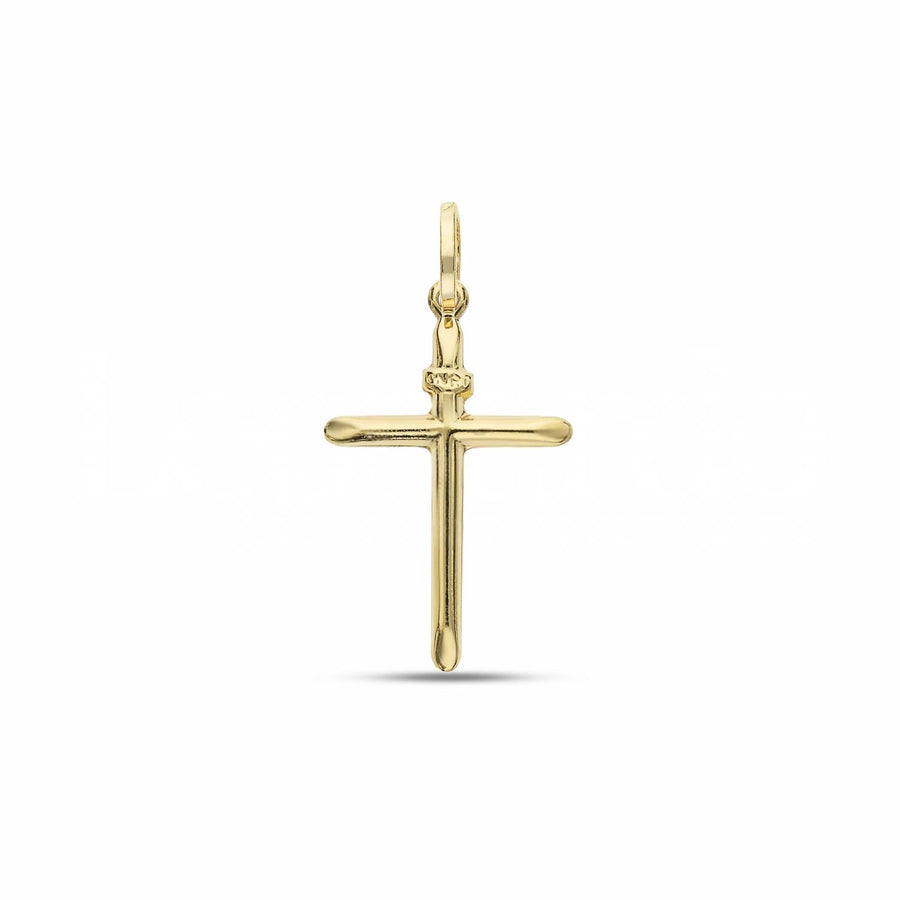 Ciondolo uomo in oro giallo 18 Kt Croce 11132-300-060