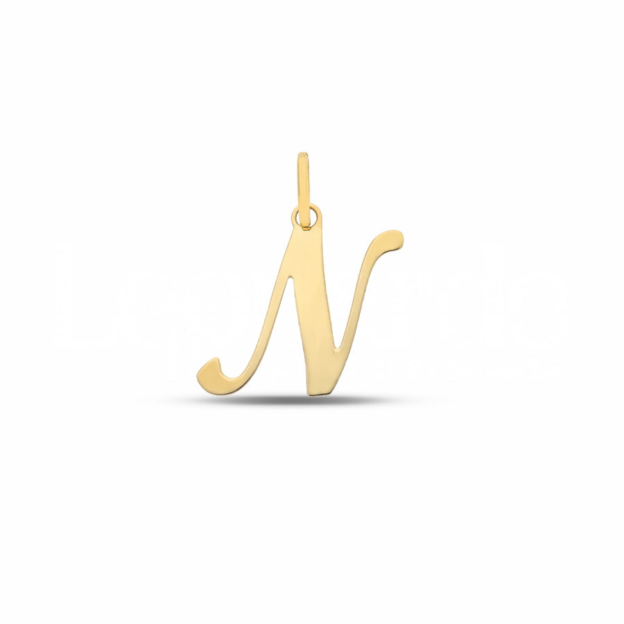 Ciondolo donna oro giallo 18 Kt Lettera N 10722-650-054