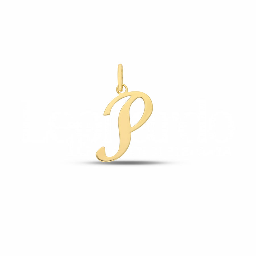 Ciondolo donna in oro giallo 18 Kt Lettera P 11147-650-055
