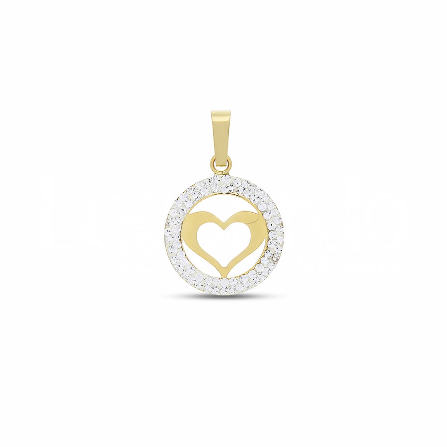 Ciondolo donna in oro giallo 18 Kt Cuore 11152-300-050