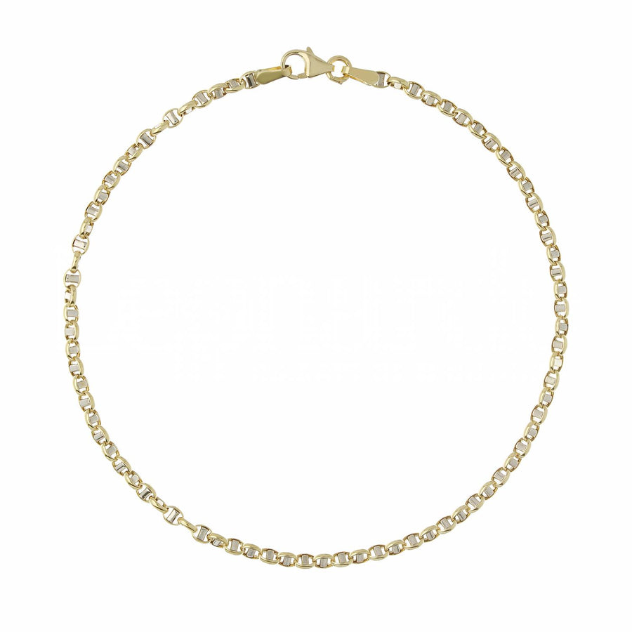 Bracciale uomo in oro giallo e bianco 18 Kt K20 11167-700-170
