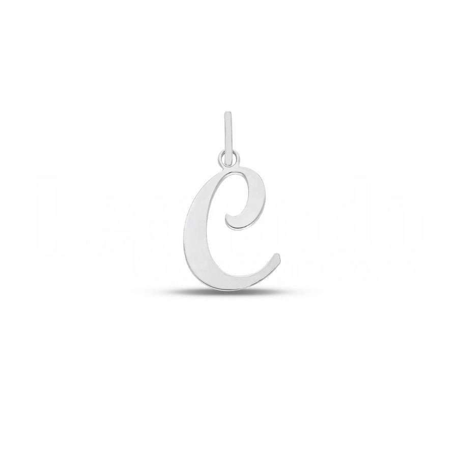 Ciondolo donna in oro bianco 18 Kt Lettera C 11187-700-060