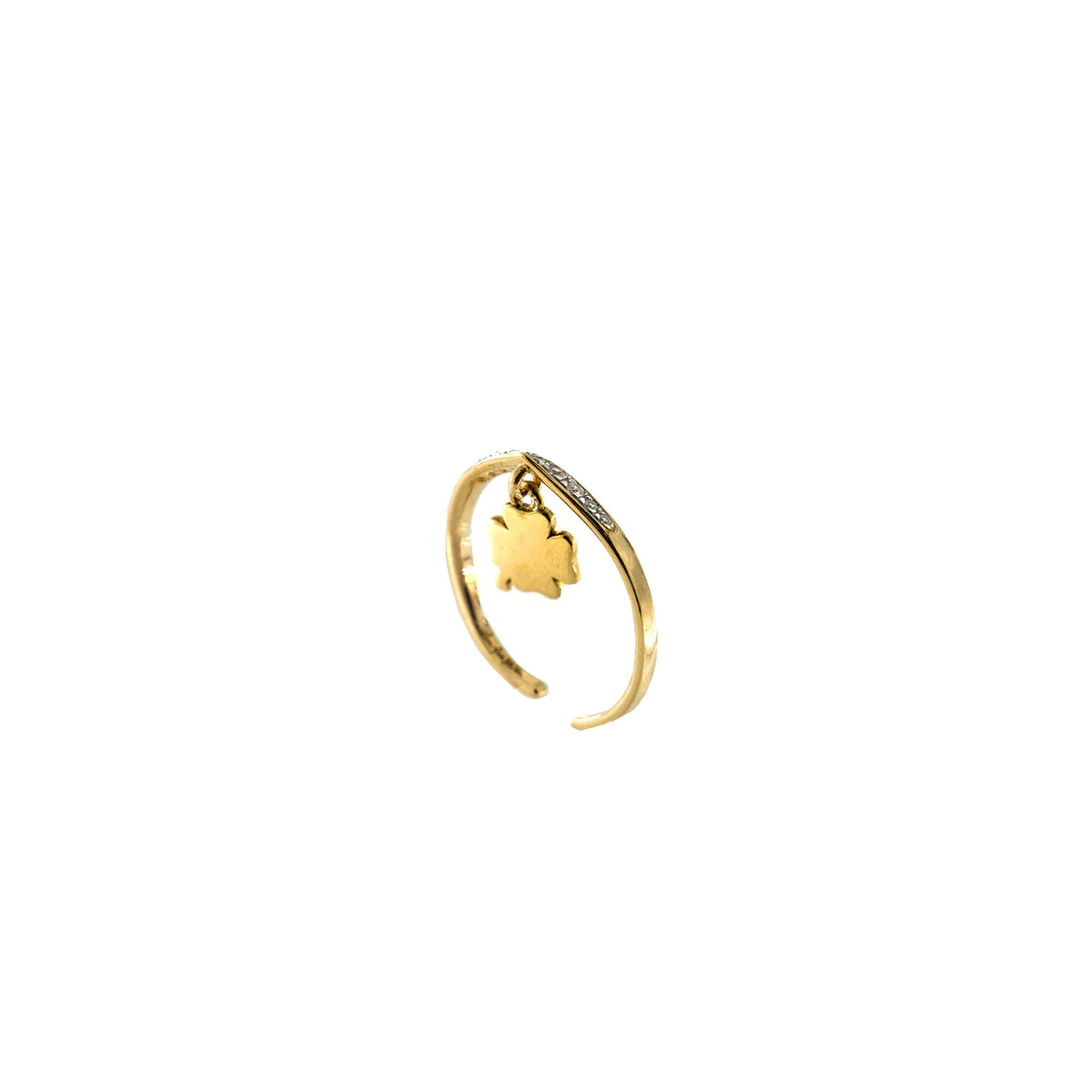 Anello donna Rue des Mille rigido zirconi - quadrifoglio AN-GB M1 QUAD