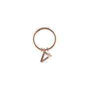 Anello donna Rue des Mille Lettera e Perla AN-LETPE