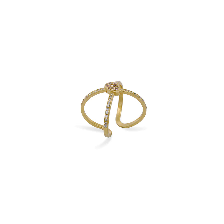 Anello donna Rue des Mille incrocio drop AN-014M1AU
