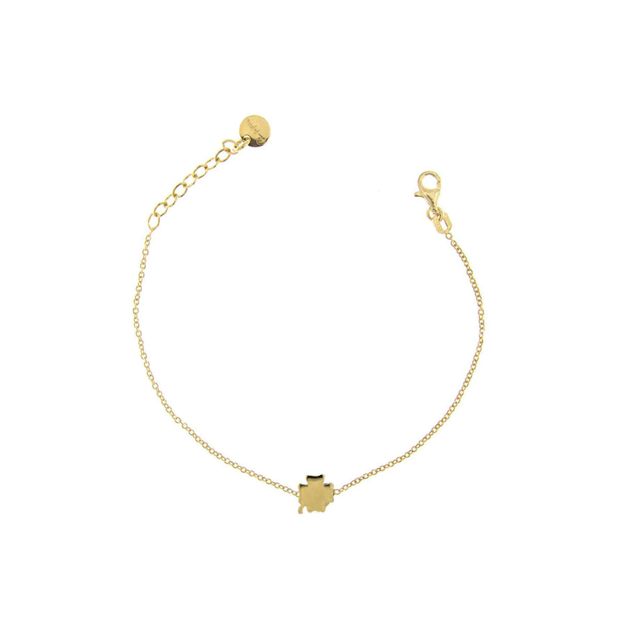 Bracciale donna Rue des Mille con ciondolo quadrifoglio BR-002 CAT QUAD