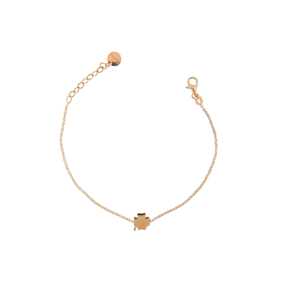 Bracciale donna Rue des Mille con ciondolo quadrifoglio BR-002 CAT QUAD