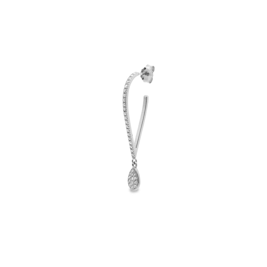 Mono-orecchino Rue des Mille line drop ORZ-014 M7