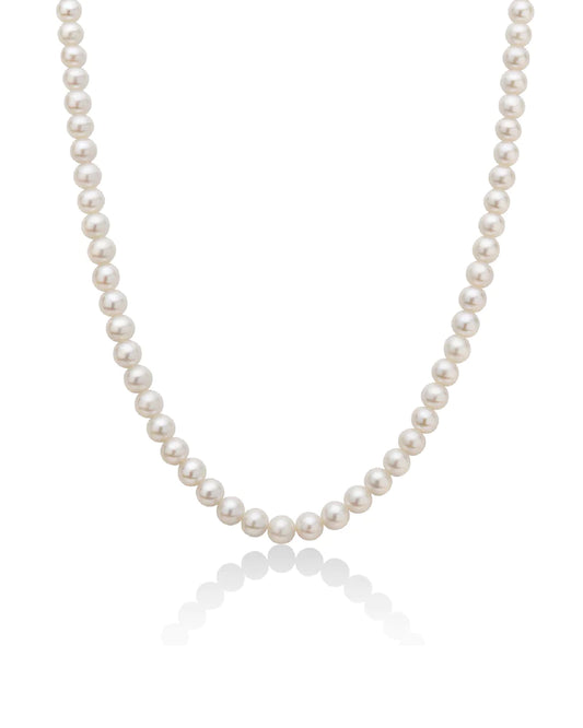 Collana donna Miluna in oro bianco con perle PCL4197V