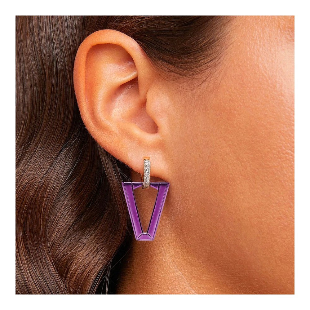 Mono Orecchino Valentina Ferragni Metallic Violet DVF-OR-LU11